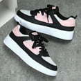 thumbnail image 3 of Comfortable Men's and Women's Colorblock Sneakers, Lightweight White and Pink Shoes for Walking and Commuting 2026, 3 of 6