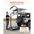 thumbnail image 4 of KFFKFF Hard Top Lift System, 220 lbs Capacity, Designed for Easy Removal and Storage, Adjustable Height for Jeep Wrangler Models YJ, TJ, JK, JL, 4XE, and Ford Bronco 4-Door & 6th Generation, 4 of 9