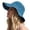Blue, variant on DFEK Stylish Unisex Denim Sun Hat with Wide Brim for Summer Outdoor Beach Activities Comfortable Lightweight and Breathable Design Light Blue One Size