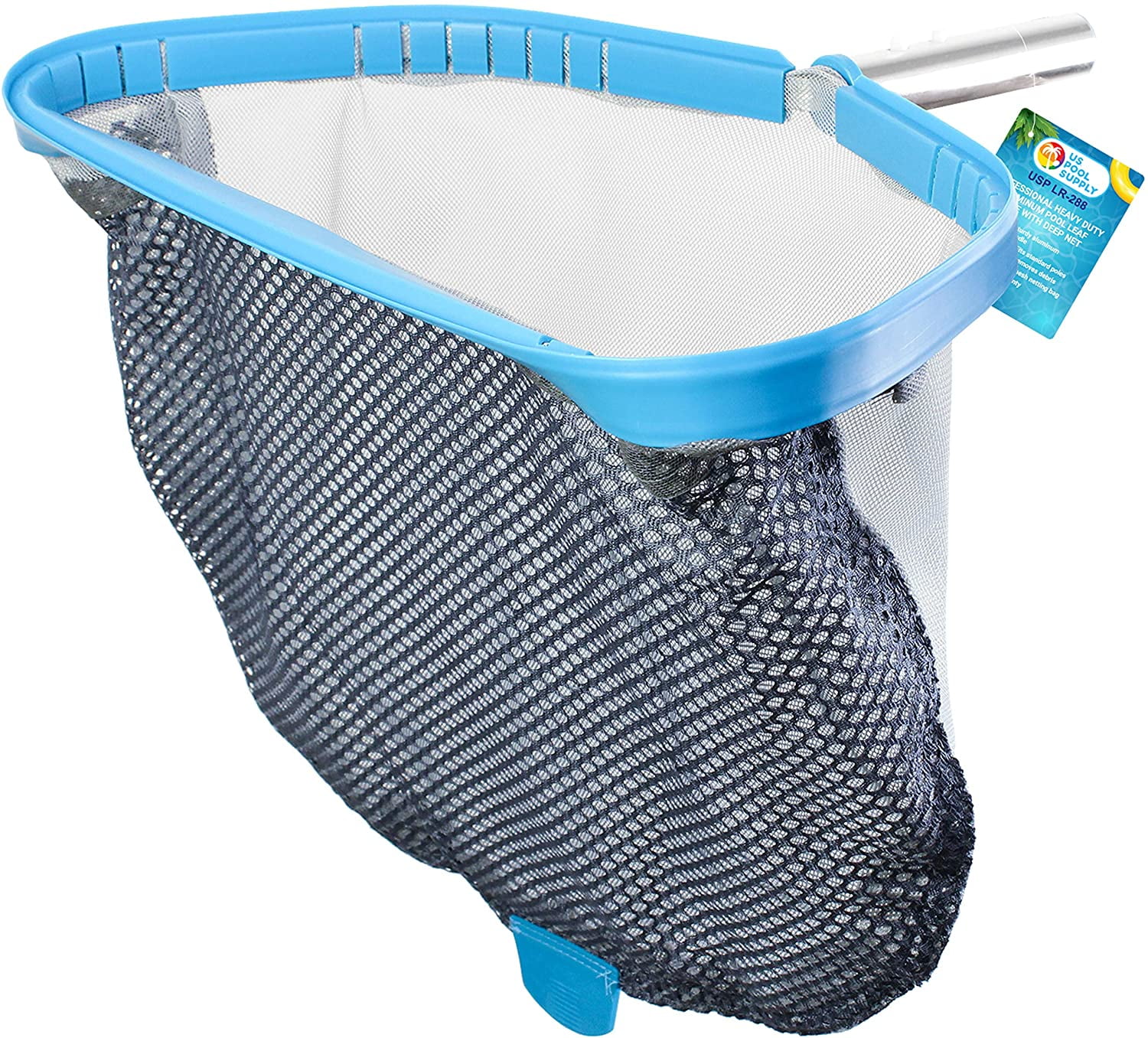 US Large Heavy Duty Swimming Pool Leaf Skimmer & Rake Net Spa Pool Cleaning tool 