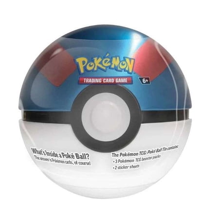 Pokemon 2025 Great Ball Pokeball Tin Set