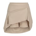 thumbnail image 2 of Falda IZOD, uniforme escolar para niñas, sin cordones, color caqui con bolsillos, 10, 2 of 2