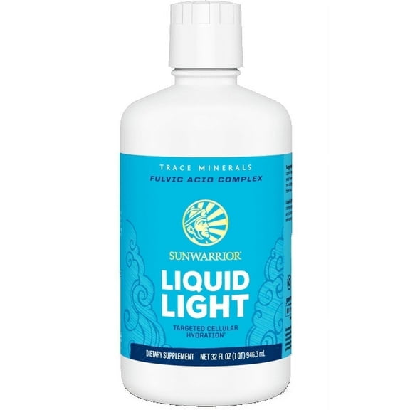 Sunwarrior Fulvic Minerals Liquid Supplement | Fulvic Acid & Trace Minerals | Healthy Detox & Energy Support | 32 oz