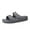 Grey, variant on Women's and Men's Platform Sandals Comfortable Slip-On Slides for Summer Beach