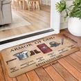 thumbnail image 4 of Non-Slip Rubber-Backed Washable Doormat with Ephesians 6:10 Armor of God Design, Christian Inspirational Indoor/Outdoor Mat, Durable Quick-Dry Non-Woven Fabric, 24"x16" & 30"x18" Sizes, 4 of 12