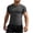 Dark Gray, variant on Cmfcve Workout T Shirt for Men Quick Dry Athletic Compression Summer Tee Breathable Crew Neck Gym Tops Oversized Basic Short Sleeve Tops