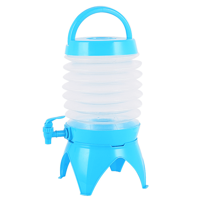 New Pink & Purpal Collapsible Drinks Dispenser with Tap Juice Water Camping 5.4L 