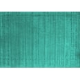 thumbnail image 1 of Ahgly Company Indoor Rectangle Abstract Turquoise Blue Contemporary Area Rugs, 2' x 3', 1 of 4