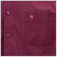 thumbnail image 4 of Manchester Camisa de Vestir Regular Fit  Guindo, 19" Cuello 35" Manga Manchester 5088A, 4 of 4