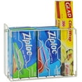 SimpleHouseware Wall Door Mount Kitchen Wrap and Foil Storage Organizer