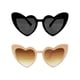 thumbnail image 4 of Gafas de sol con forma de corazón para mujer, gafas de sol estilo retro con forma de ojo de gato, decoración para bodas, compromisos, compras, viajes, accesorios para fiestas, 4 of 5