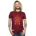 thumbnail image 2 of Harry Potter Mens Christmas Fair Isle T-Shirt, 2 of 5