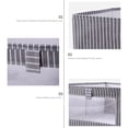 thumbnail image 4 of Yuarrent Caja de almacenamiento Contenedores de tienda de ahorro de espacio Manija duradera Ventana visual Cajas para el hogar Manta Ropa Almacenamiento y organización del hogar gris 2, 4 of 6