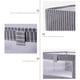 thumbnail image 3 of Cateissary Caja de almacenamiento Contenedores de tienda de ahorro de espacio Manija duradera Ventana visual Cajas para el hogar Manta Ropa Almacenamiento y organización del hogar Blanco 1, 3 of 6