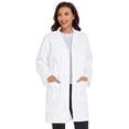 thumbnail image 5 of Cimmuovere Women's Lab Coat, Hip Pockets, Slim Fit, Concealed Snap Closure, Hard Wearing Fabric, size is XS-3XL, 5 of 5