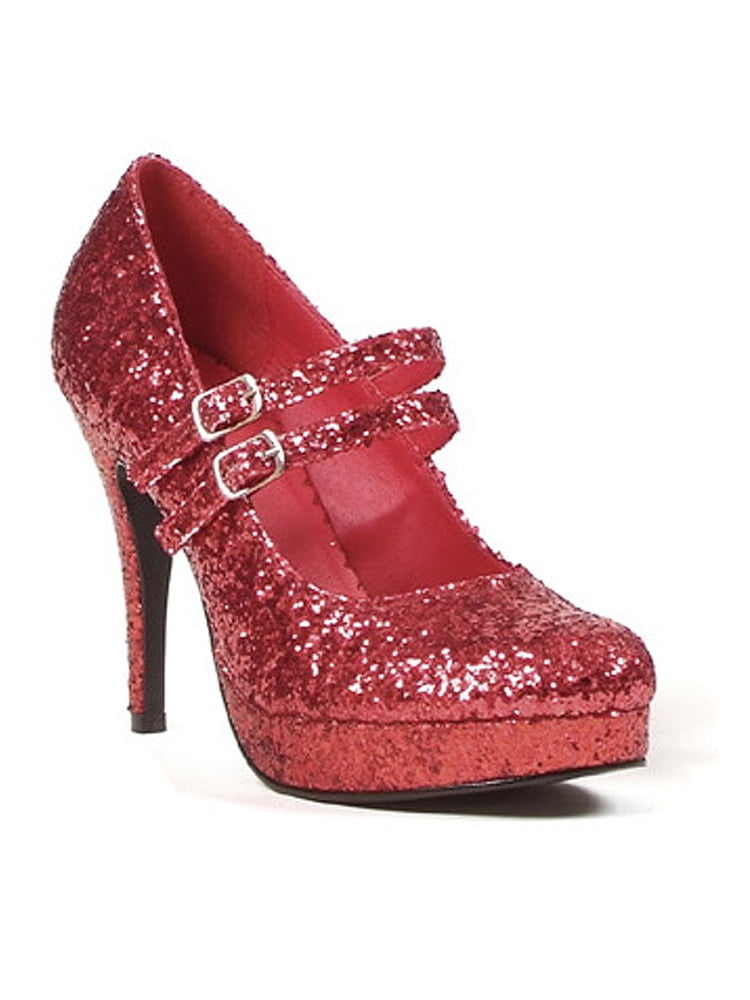 red glitter shoes walmart