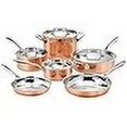 thumbnail image 3 of Cuisinart Tri-Ply Copper 10-Piece Cookware Set, 3 of 4