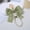 🔥 Green, variant on TTJ Bag Charms for Handbags Car Keychain Little Gifts for Women Metal chain small printed keychain flower accessory pendant for Birthdays, Holidays and Special Occasions