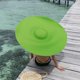 thumbnail image 1 of Sombrero de paja de ala ancha para mujer,Sombreros de paja de playa de gran tamaño Sombrero de sol de paja flexible Sombreros de paja de playa de gran tamaño Artesanía superior, 1 of 8