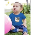 thumbnail image 2 of Two Cats With Two Eye Colors T-Shirt Infant -Kayomi Harai Designs,  6 Months, 2 of 4