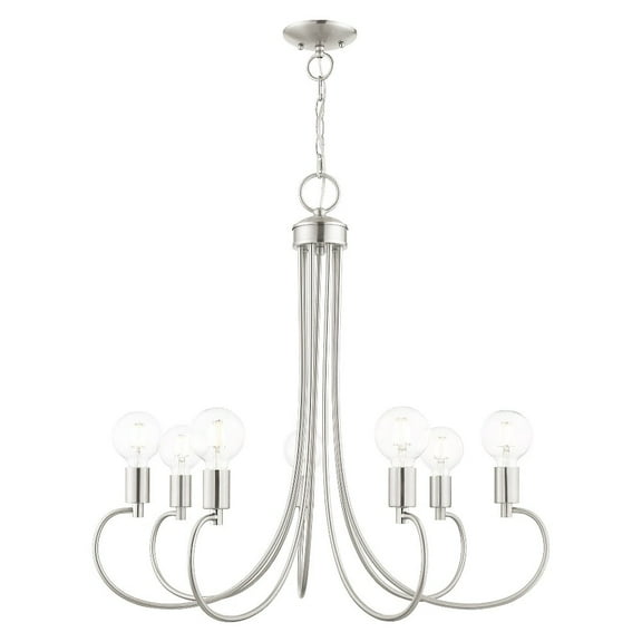 Livex Lighting - Bari - 7 Light Chandelier in New Traditional Style - 30 Inches