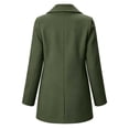thumbnail image 5 of Cmtiyu Winter Coats for Women Classic Notched Collar Long Sleeve Button Pea Coats with Pockets Casual Fall Winter Outerwear Jackets S-2XL, 5 of 7