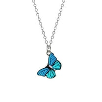CILENON Butterfly Necklace Pendant For Women Pendant Women'S Necklaces Birthday Gift For Mom Women Wife (I,One Size)