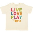 thumbnail image 3 of Inktastic Live Love Play the Trumpet Boys or Girls Toddler T-Shirt, 3 of 5
