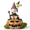 Jim Shore Disney Halloween 4052724 Wizard Snoopy & Woodstock