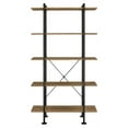 thumbnail image 3 of Acme Furniture OF00172 Nefo Bookshelf, Rustic Oak & Black, 3 of 5