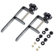 thumbnail image 5 of 2 abrazaderas de metal perfecl para montaje en escritorio clips de fijación para tablero perforado, 5 of 8