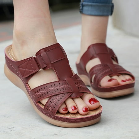 soft footbed orthopedic summer sandals