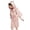 kids sleepwear - Khaki, variant on REDARER Boys Girls Solid Satin Hooded Robe V Neck 3/4 Sleeve Self Belt Soft Silky Kids Spa Bath Sleep Kimono Cover Up,8-9 Years