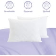 Waterguard Waterproof Pillow Protectors Zippered Bed Bug Pillow Cases