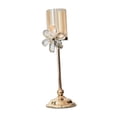 thumbnail image 3 of Portavelas de cristal con forma de pétalo, centro de mesa, decoración del hogar, candelabro de Pilar delicado, regalo de inauguración de la casa para L, 3 of 9