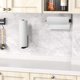 thumbnail image 2 of Wall-Mounted Paper Towel Holder, No-Drill Adhesive, Black, Compatible with Most Brands, for Kitchen and Bathroom, 2 of 5