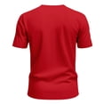 thumbnail image 7 of Mens T-Shirts Short Sleeve T Shirts Casual Plain Crew Neck Basic Tees Moisture Wicking Summer Shirts Red M, 7 of 7