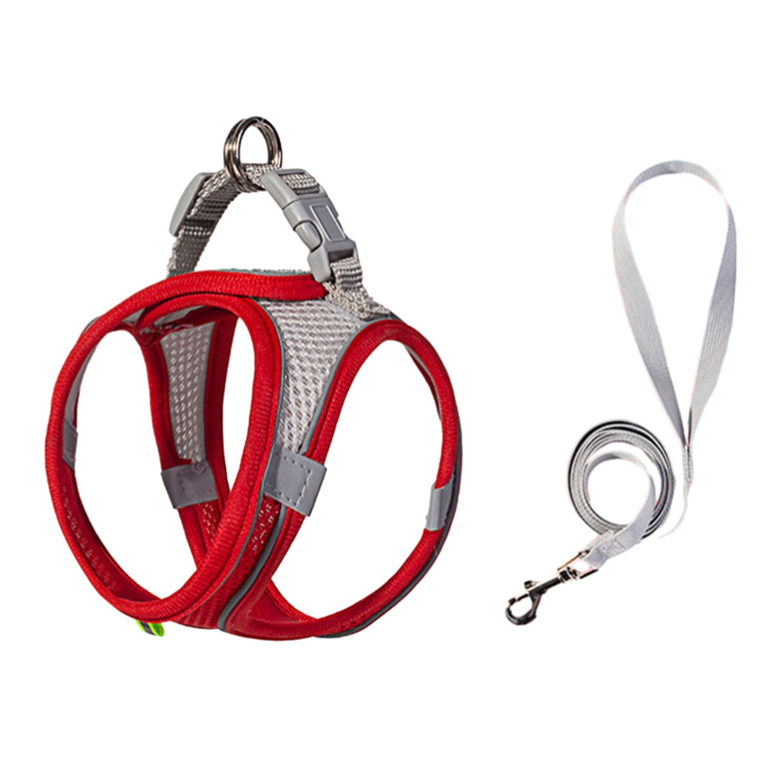 Collier,Harnais réglable pour chat, gilet, laisse, accessoires pour