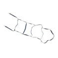 thumbnail image 1 of Boat Rope Ladder, Nylon Webbing Boarding Rope Ladder Lightweight  For Canoeing For Kayak Blue 5 Stairs, 1 of 8