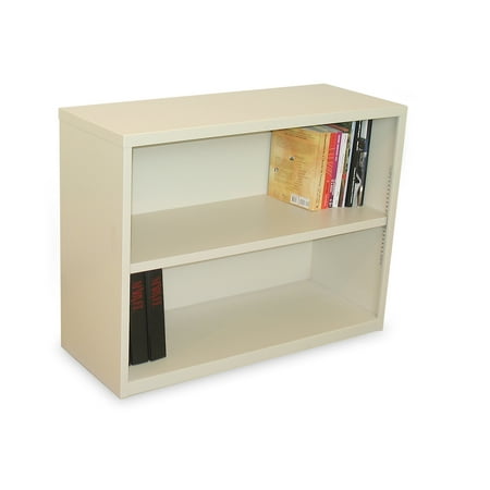 Ensemble Two Shelf Bookcase 36w X 14d X 27h Putty Finish