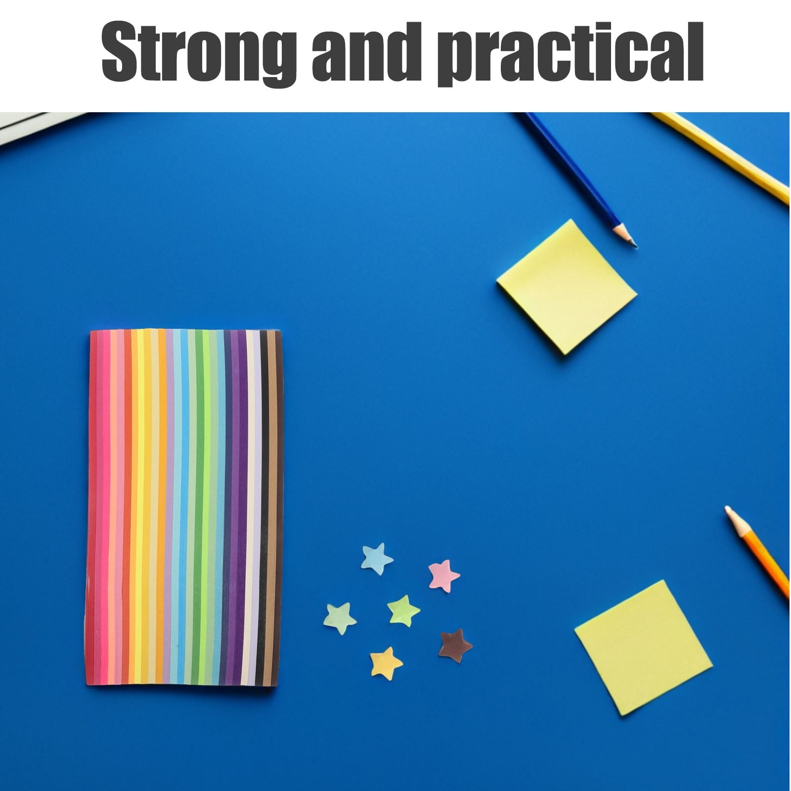 OUNONA 4050Pcs Multi-Color Origami Paper Strips for Handmade Crafts and Paper Folding Art