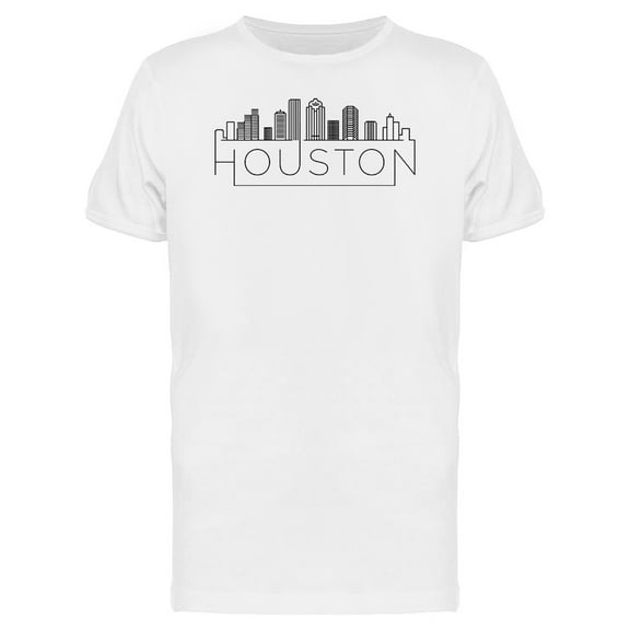 Houston City Landmarks Tee Men's -Image by Shutterstock