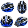 thumbnail image 7 of Adult Mens Bike Helmet Scooter Helmets for Men Women Casco Para Bicicleta Black+Blue, 7 of 7