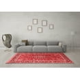 thumbnail image 3 of Ahgly Company Indoor Square Medallion Red Traditional Area Rugs, 8' Square, 3 of 4