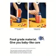thumbnail image 3 of Wireless Rechargeable Portable Blender with 400ml Dual Cups, 6 Blades for Smoothies, Fruits & Vegetables, USB-C Charging, 1500mAh Battery, Food-Grade ABS, Non-Heating, Push Button Control – Compact, 3 of 6