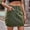Army Green, variant on Cargo Skirt for Women,GaThRRgYP Women's Spring and Summer Denim Work Dress Pocket Skirt Casual Mid-length Skirt