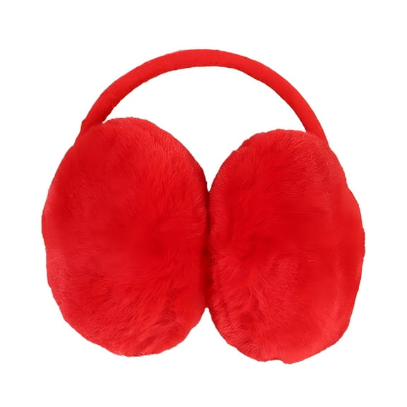 TELOLY Ear Muff Thick Lightweight Fuzzy Anti-deformation Ear Warmer for Outdoor