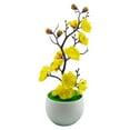 thumbnail image 1 of Flores Artificiales en Maceta, Bonsái de Flor de Ciruelo Artificial para Oficina, Hogar,, 1 of 9