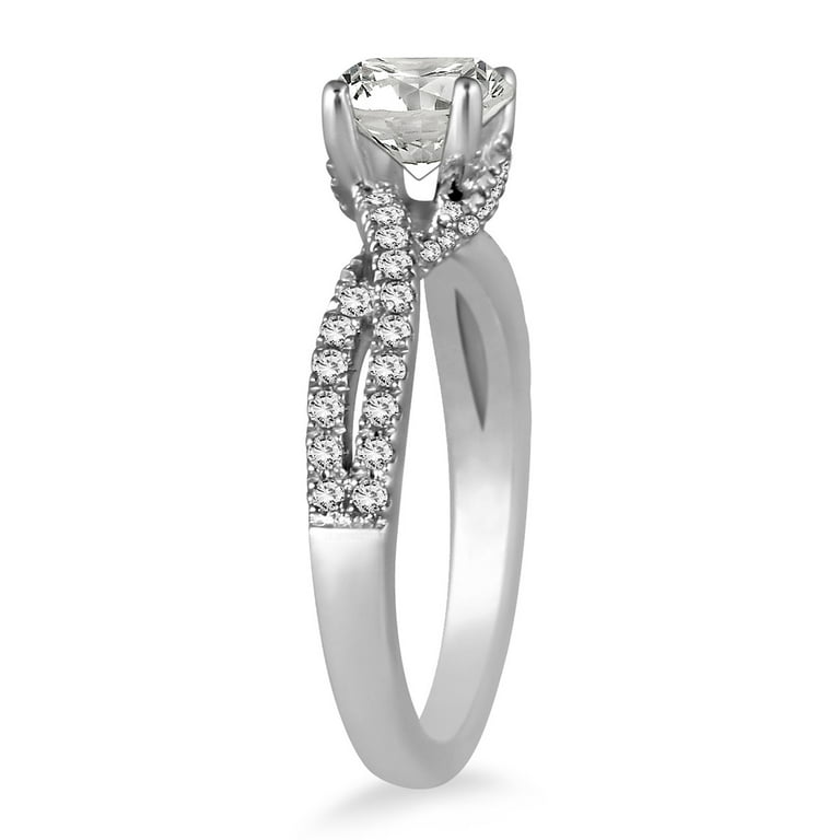SZUL Women's AGS Certified 1/3 Carat TW Diamond Bridal Set in