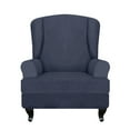thumbnail image 3 of Decdeal Sofa Cover Stretch Recliner Chair Cover Furniture Protector Couch Cover Soft Elastic Fabric Dark, 3 of 8